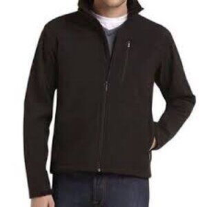 Tech by TUMI fleece lined full zip soft shell rain jacket Sz M